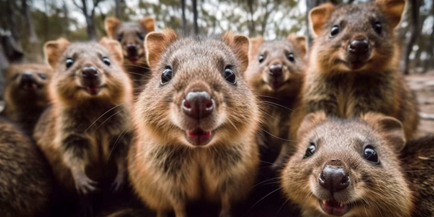 Animal selfies